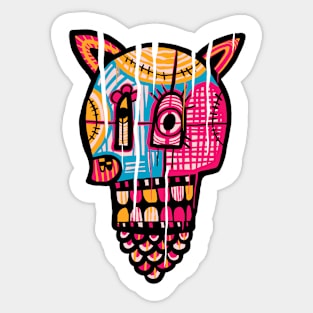 OZAQUES Lowbrow Artsy Tees #7 Sticker